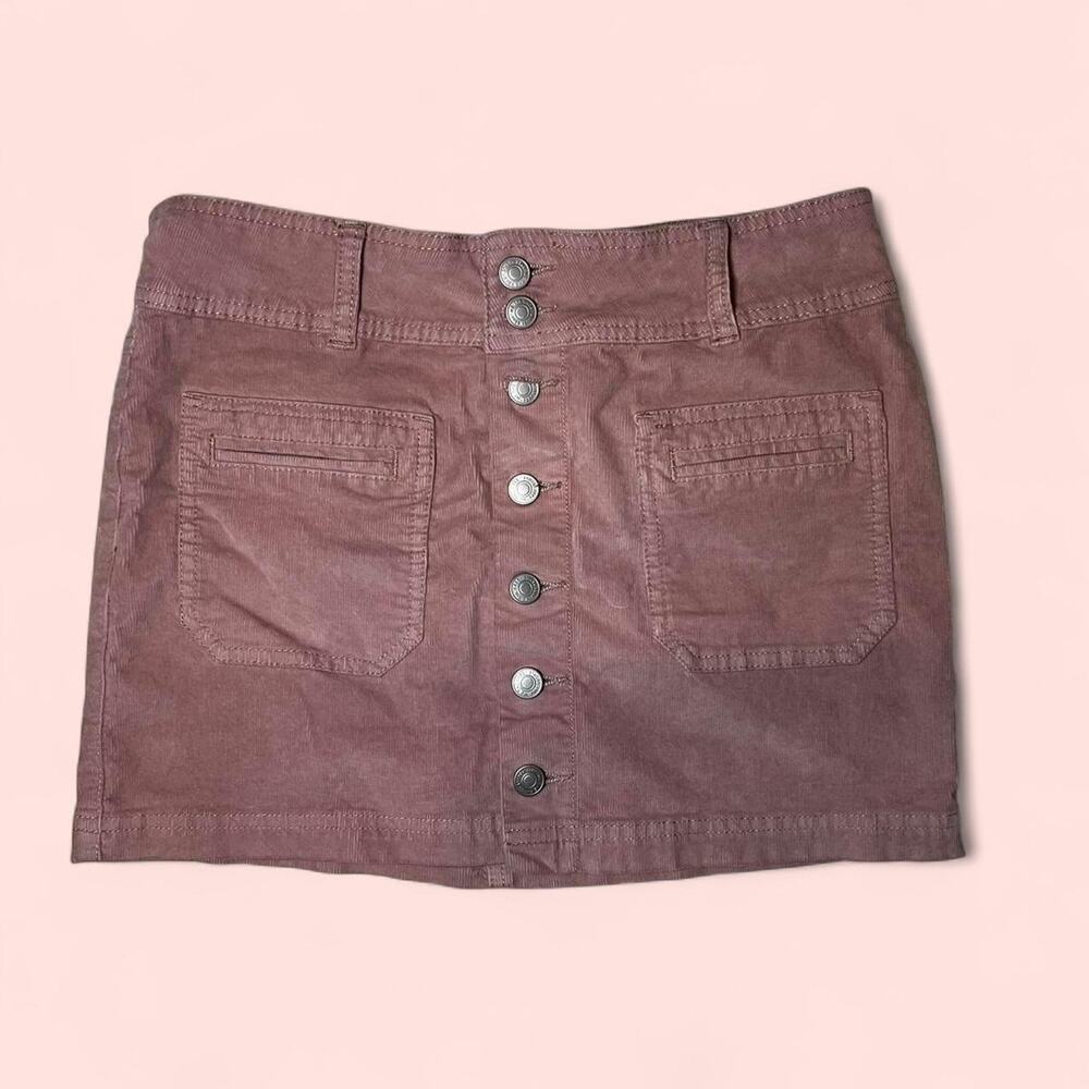 Free people pink corduroy mini